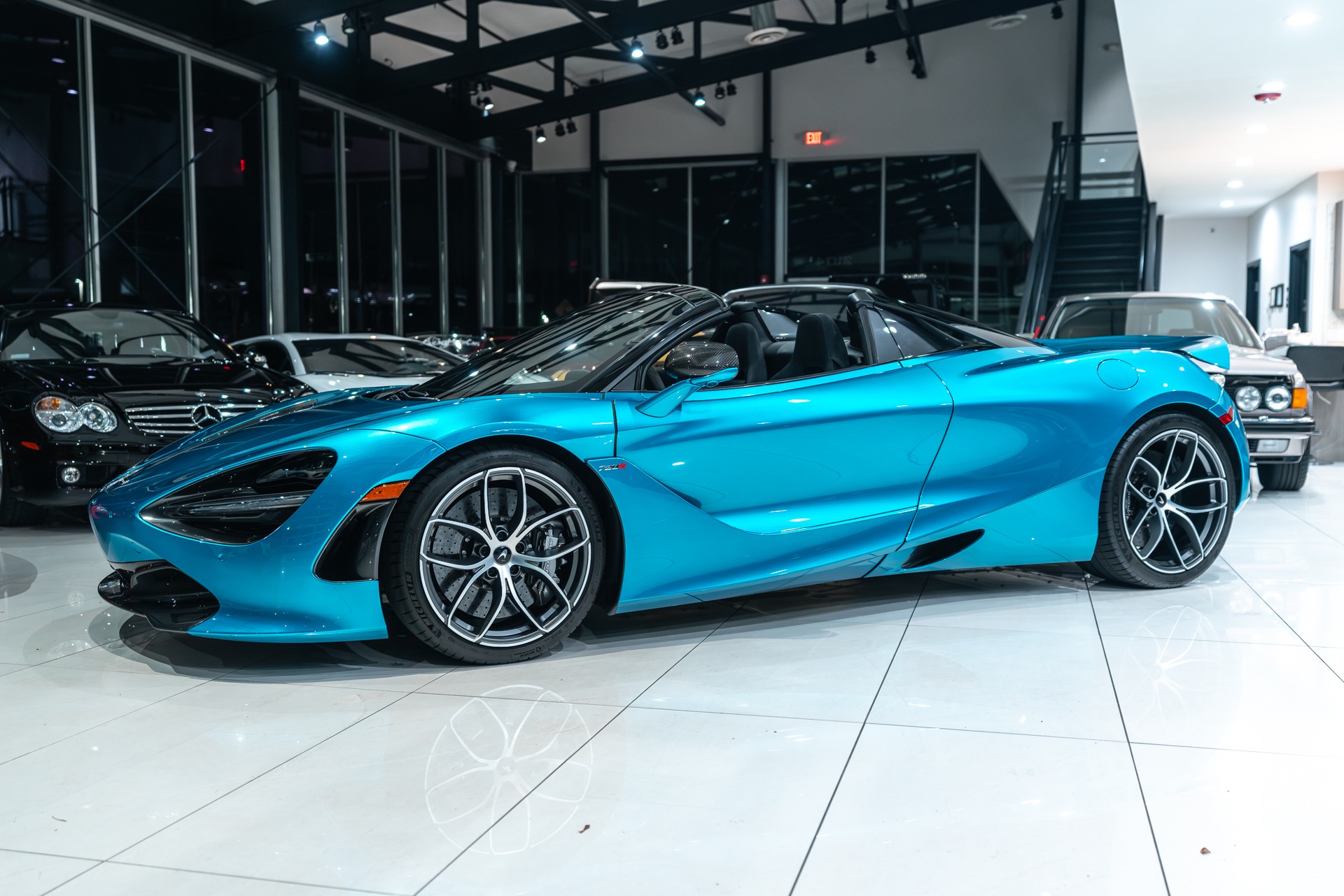 Used 2020 McLaren 720S Spider Performance Full PPF! Rare Belize Used 2020 McLaren 720S Spider Performance Full PPF! Rare Belize